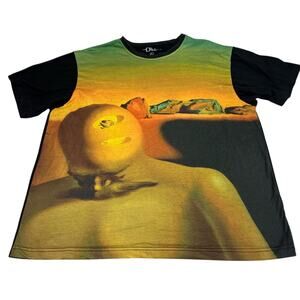 Official Salvador Dali Museum Average Bureaucrat AOP All Over Print Shirt SZ XL